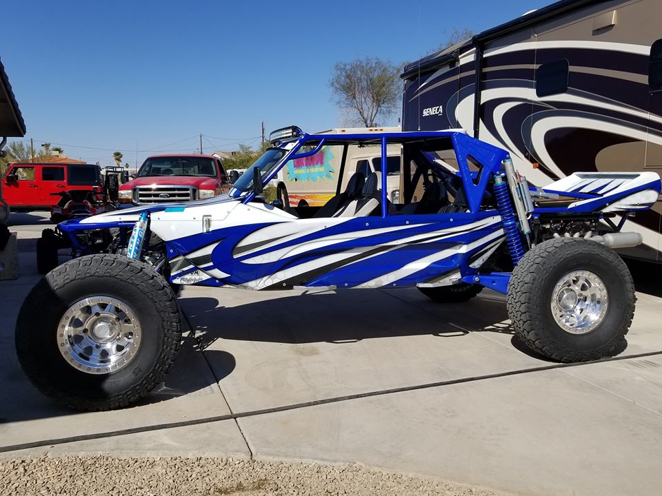 Tatum Black Widow Sandrail For Sale Lake Havasu City Arizona. 2006 Off-Road, On-Road Car. Motor is an LS3 stroked out to (413) Upgraded Transmission, 37 inch Paddle Tires, also Includes New Set of 37 inch Street Tires. - 5 Seats, GPS & Head sets, Too many extras to list, see the pictures Asking Price is $70K-for more Information Contact Matt at 928-706-2411. 